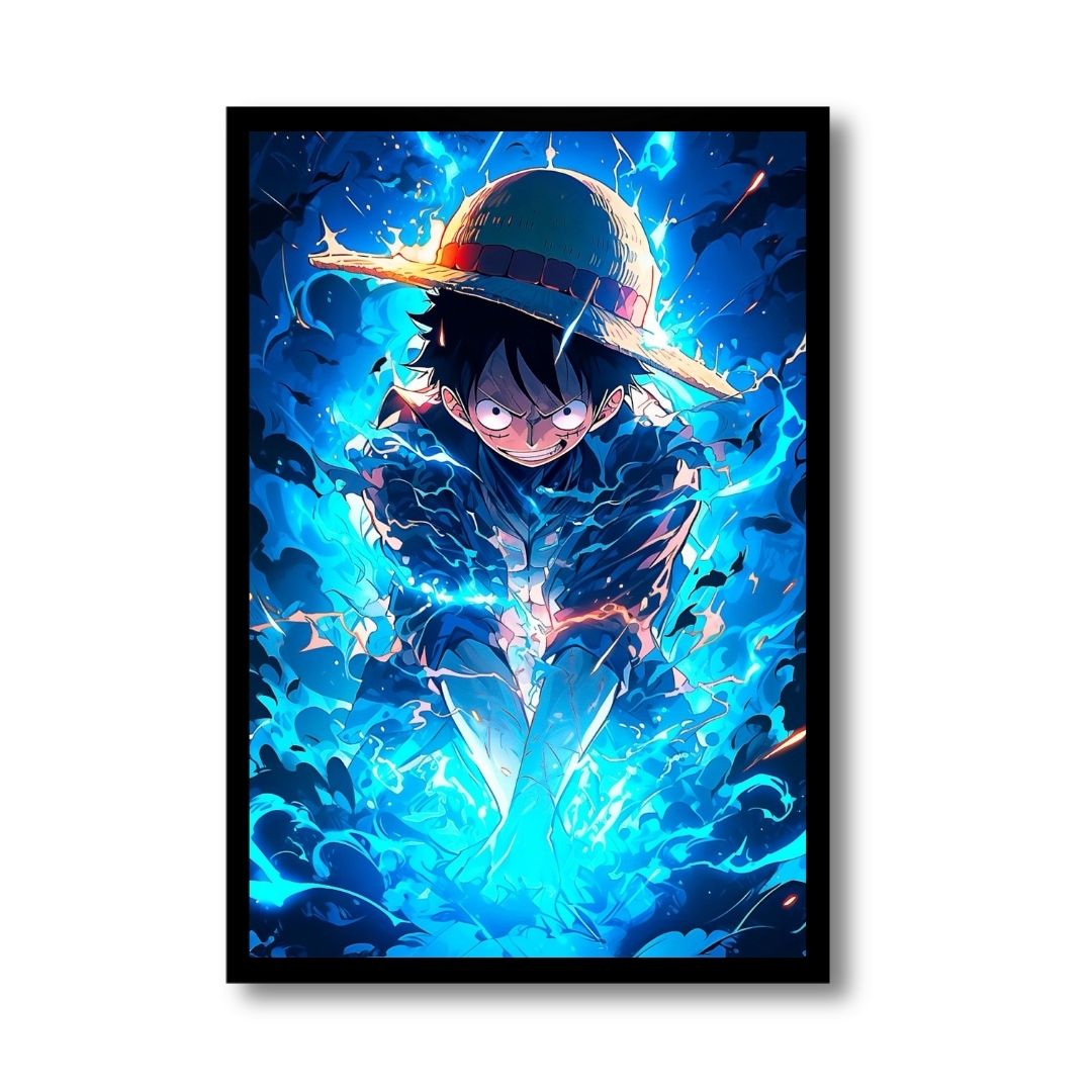 Luffy Blue Aura Power