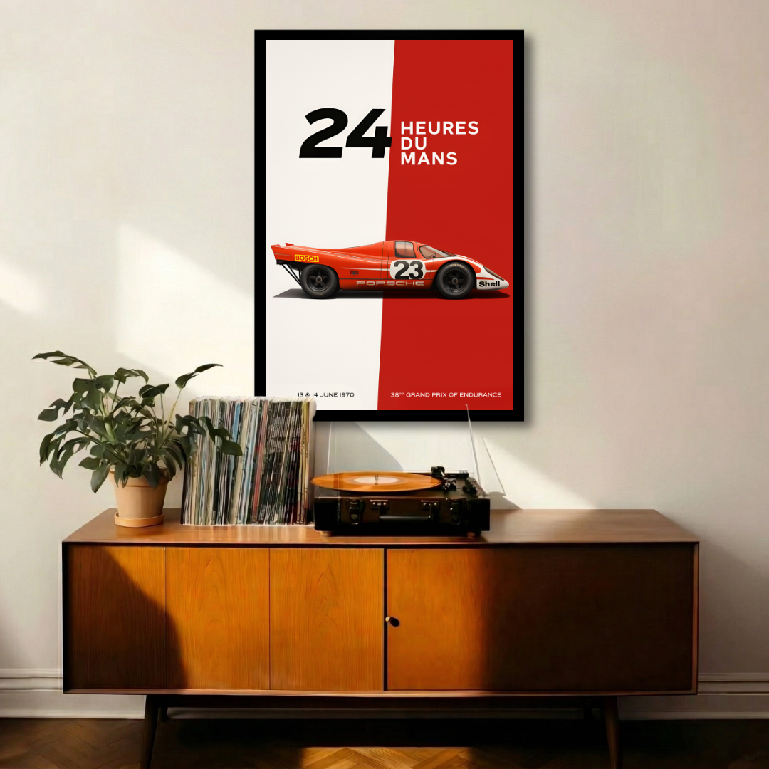 Porsche 917K – Le Mans 1970 Victory Poster
