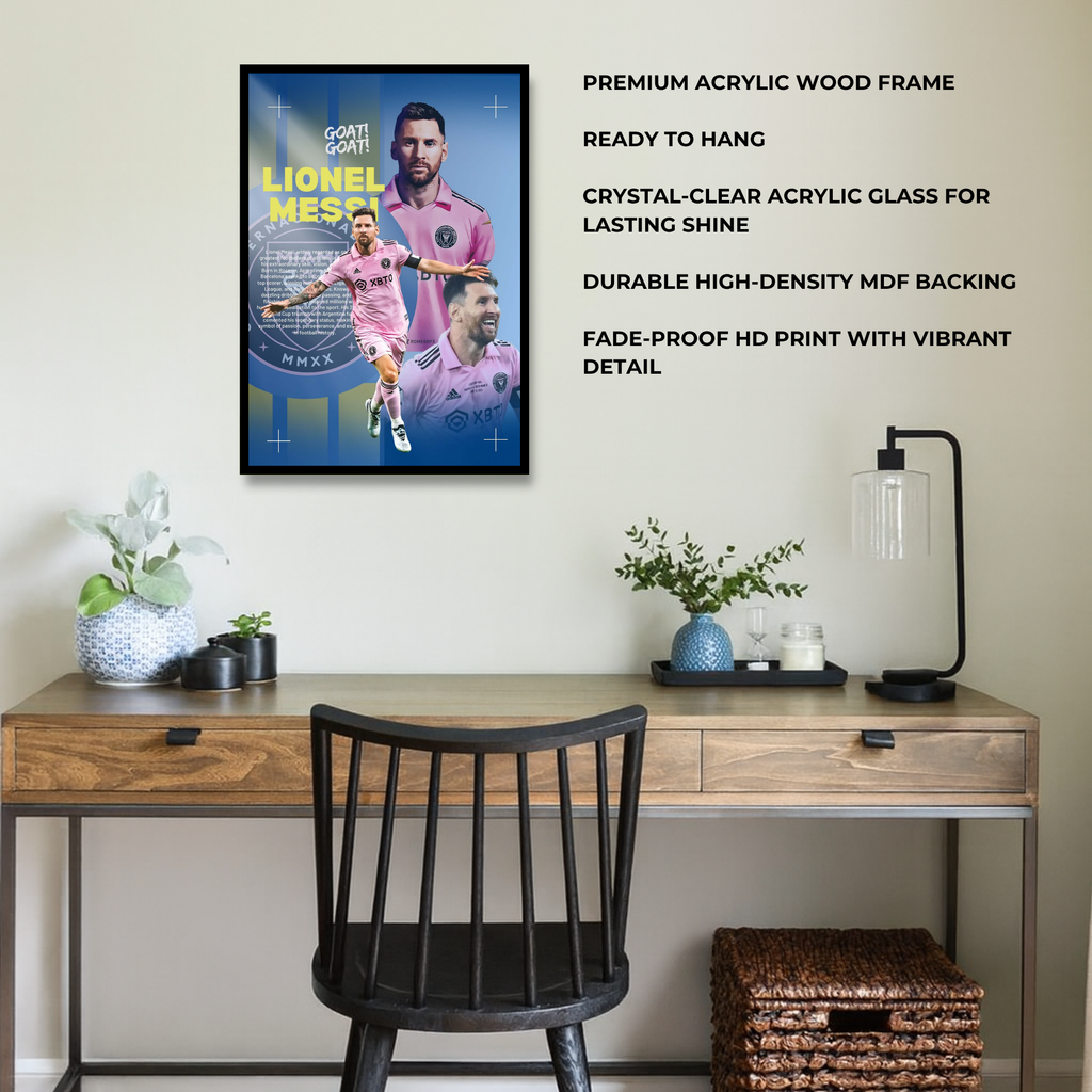 Lionel Messi Inter Miami Poster