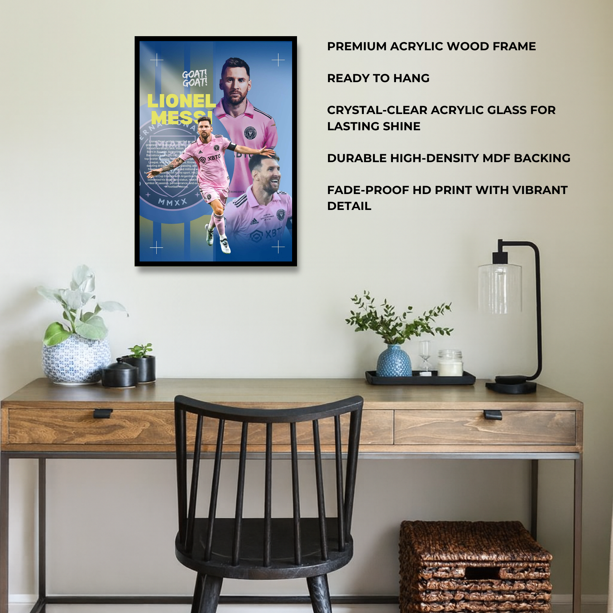 Lionel Messi Inter Miami Poster