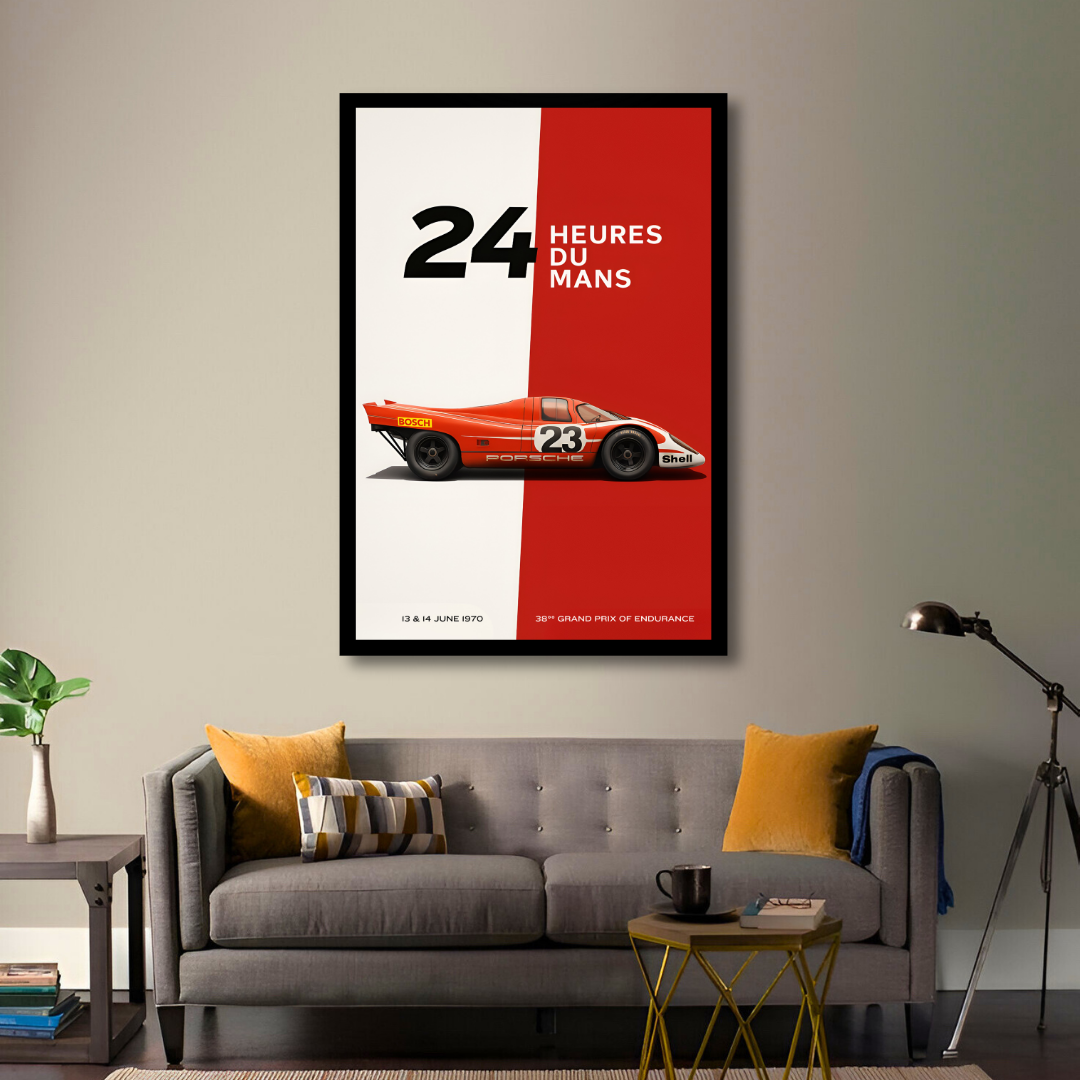 Porsche 917K – Le Mans 1970 Victory Poster