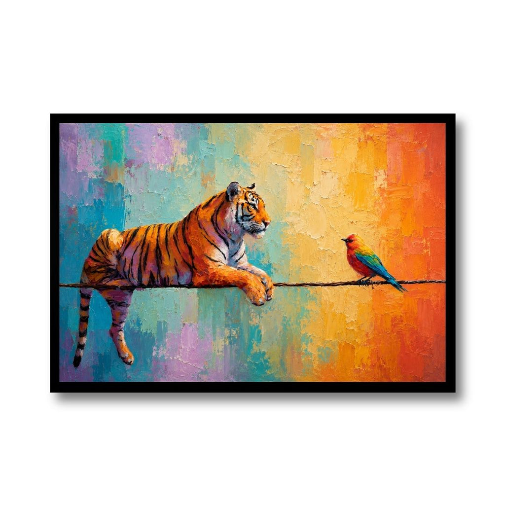 Vibrant Tiger Resting