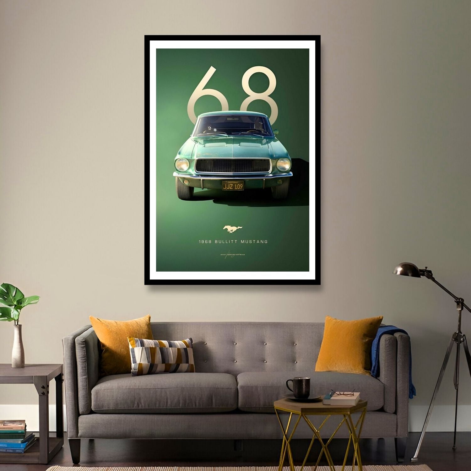 Classic 1968 Bullitt Mustang