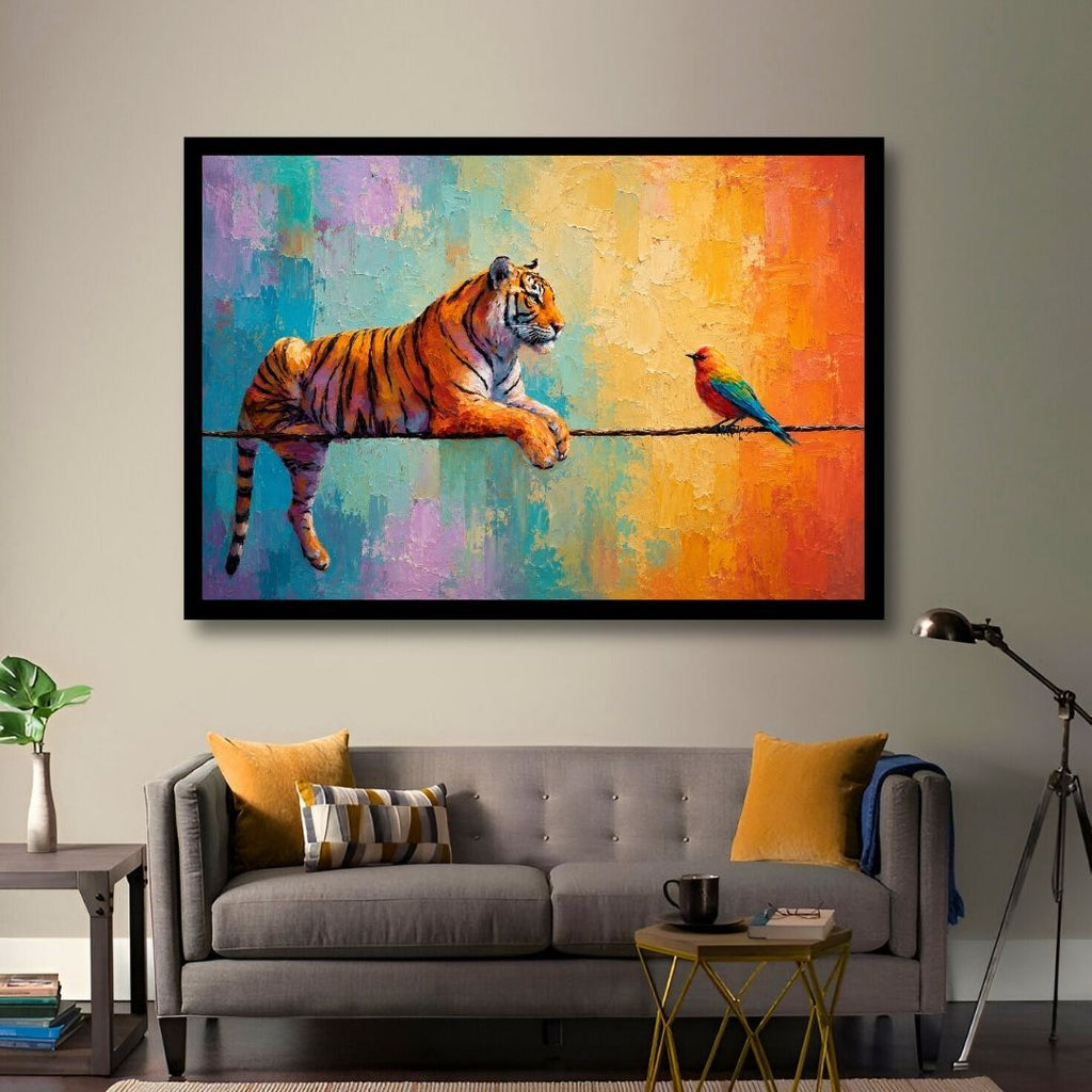Vibrant Tiger Resting