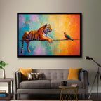 Vibrant Tiger Resting
