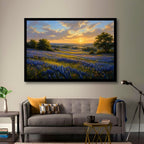 Bluebonnet Valley Sunset