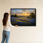 Bluebonnet Valley Sunset