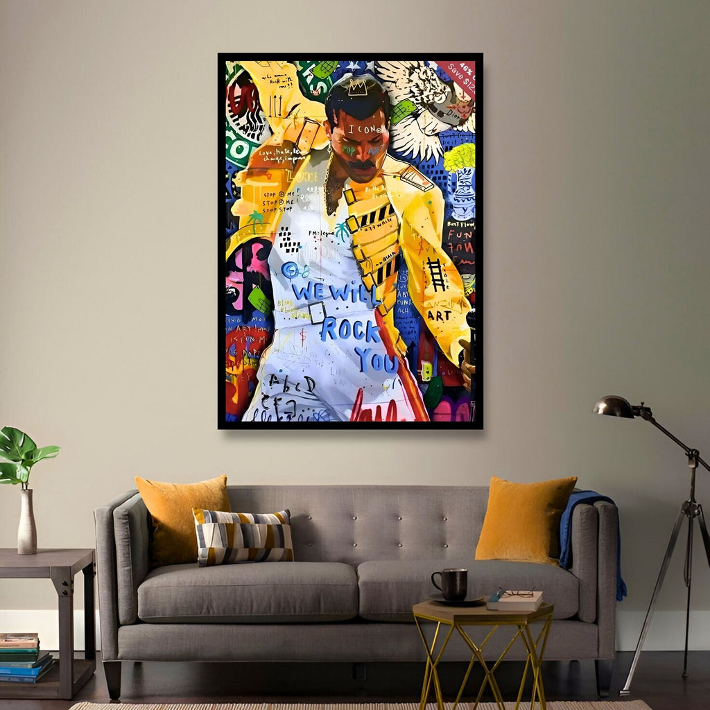 Freddie Mercury Graffiti Art