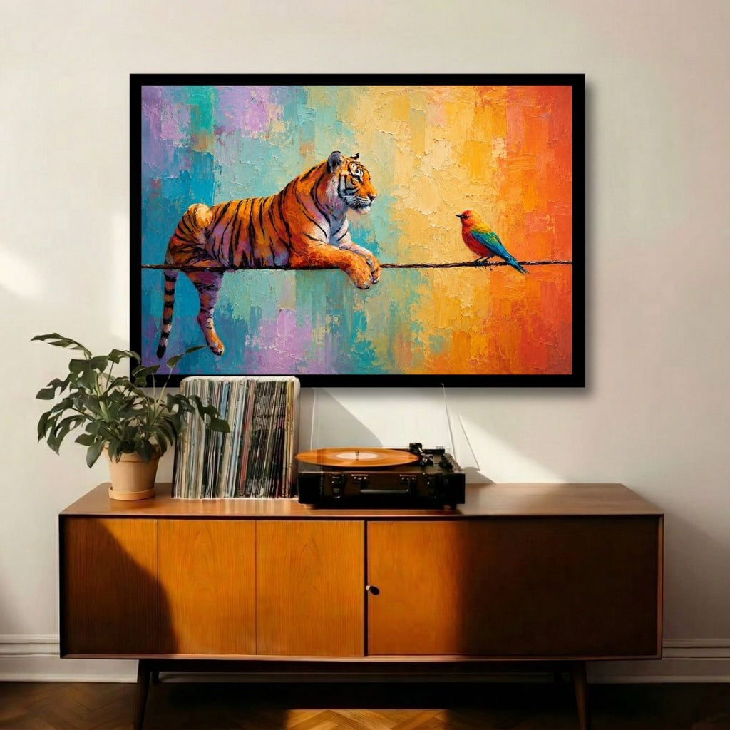 Vibrant Tiger Resting