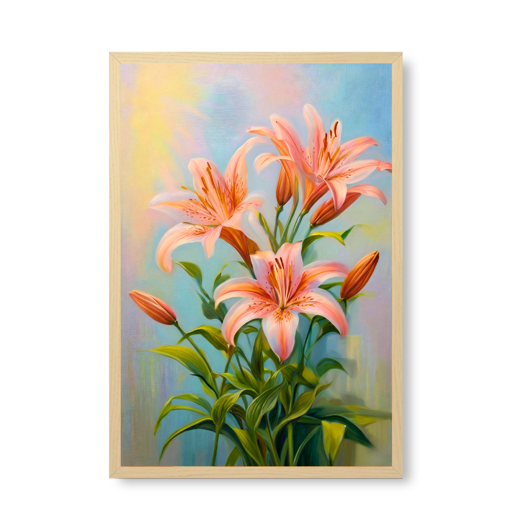 Soft Pink Lilies