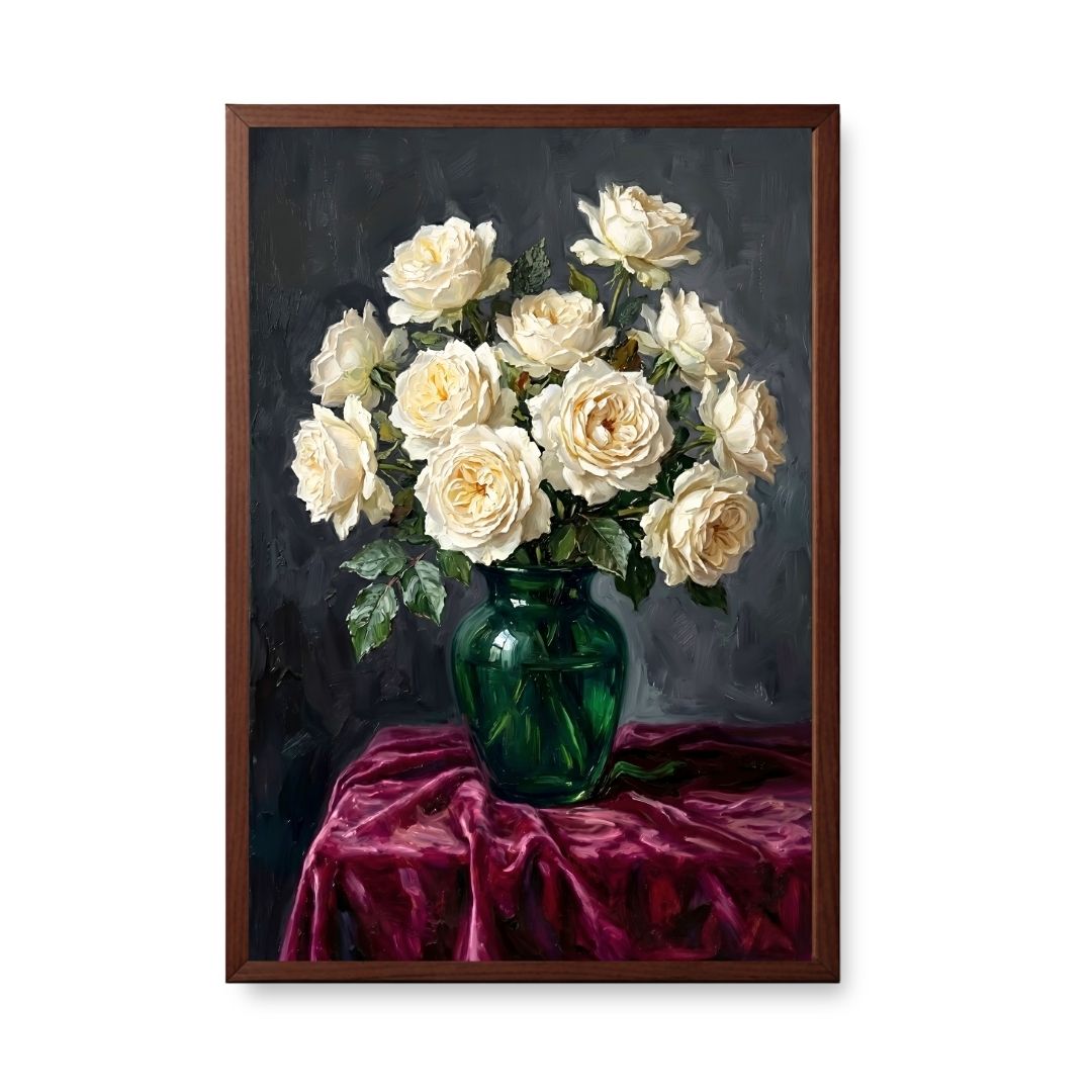 Eternal Ivory Roses