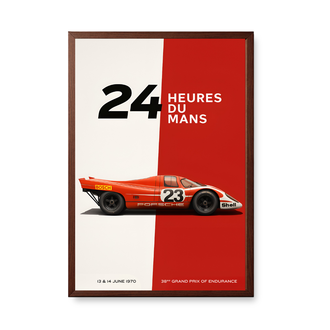 Porsche 917K – Le Mans 1970 Victory Poster