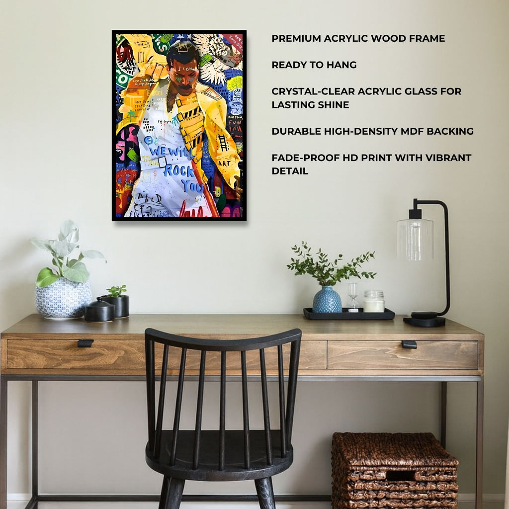 Freddie Mercury Graffiti Art