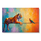Vibrant Tiger Resting