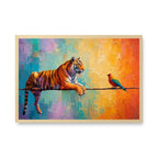 Vibrant Tiger Resting