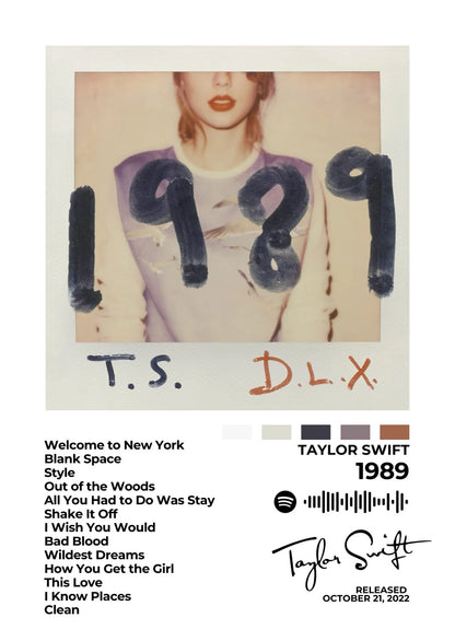 TAYLOR SWIFT – 1989