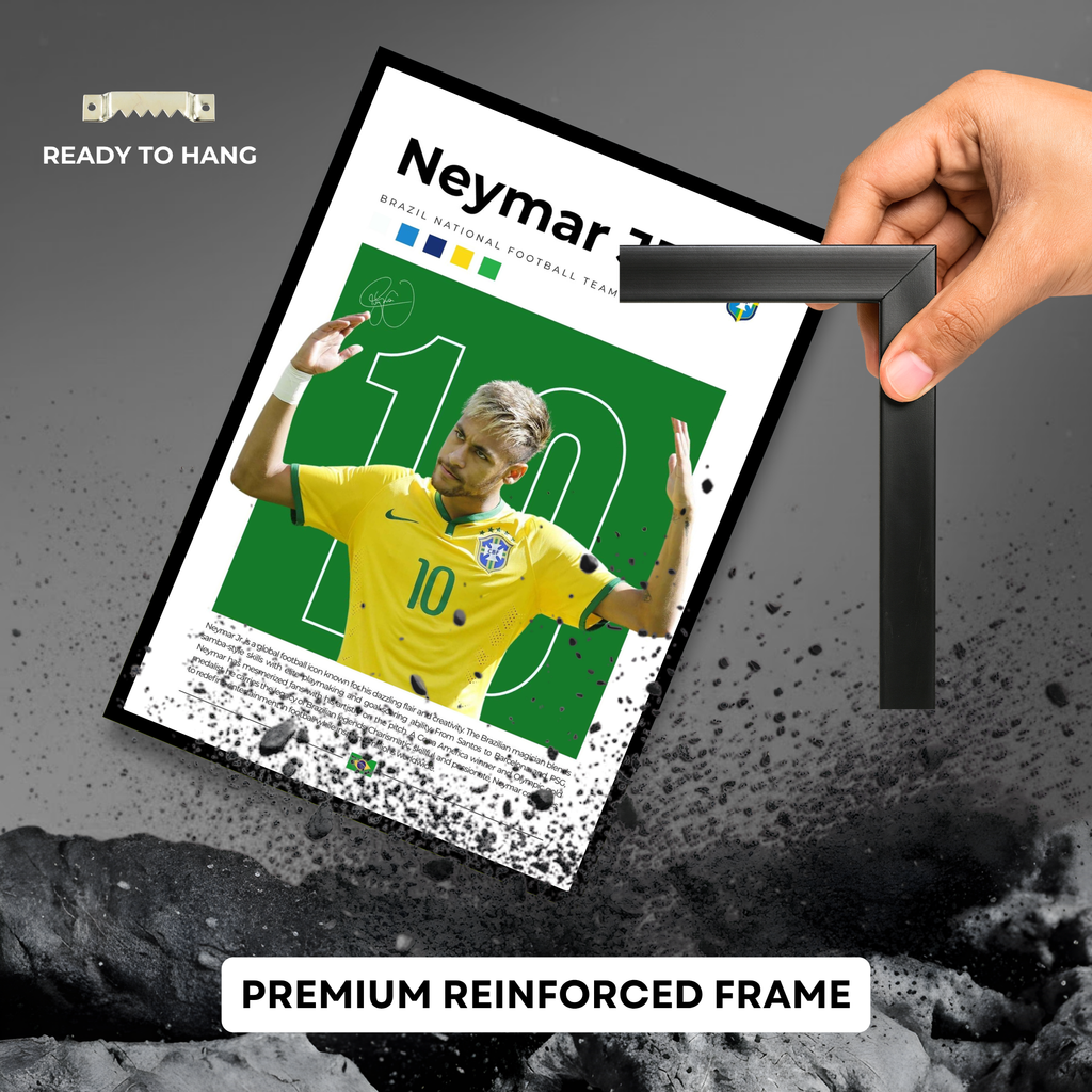 The Samba Magician: Neymar Jr. in Yellow & Green