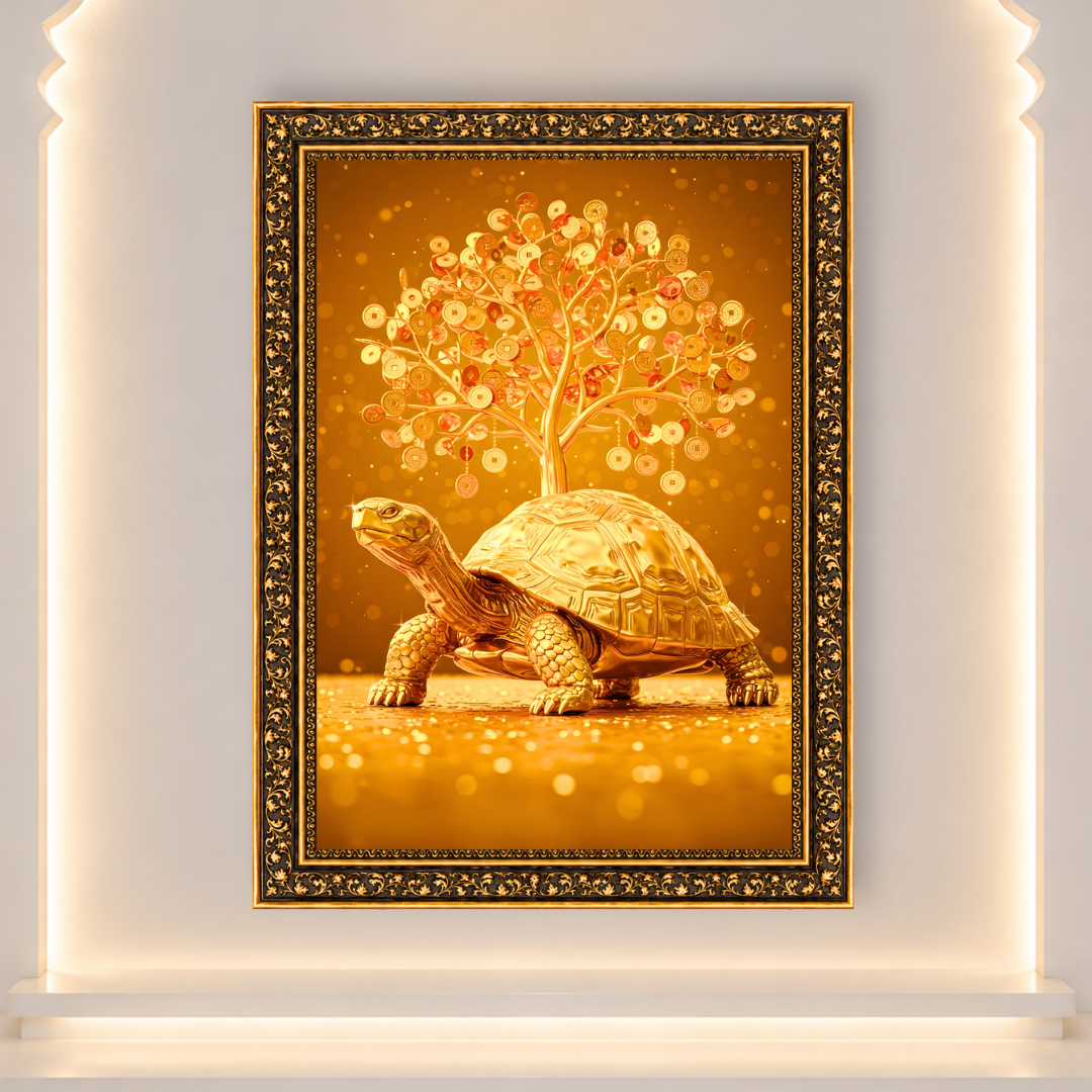 Golden Prosperity Tortoise