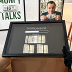 Millionaire Loading | 3D Shadow Box Frame | ₹500 Bill Replica | Shatterproof Glass
