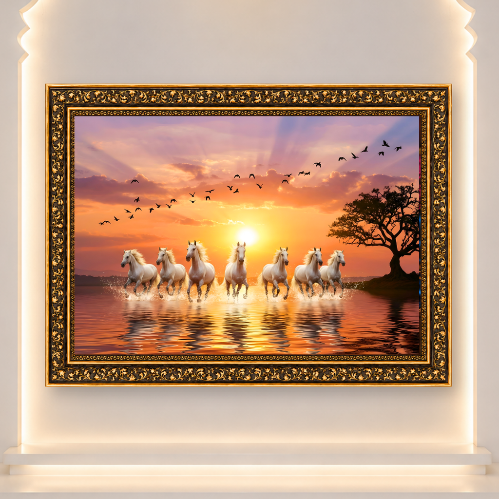 7 Horses in Sunrise