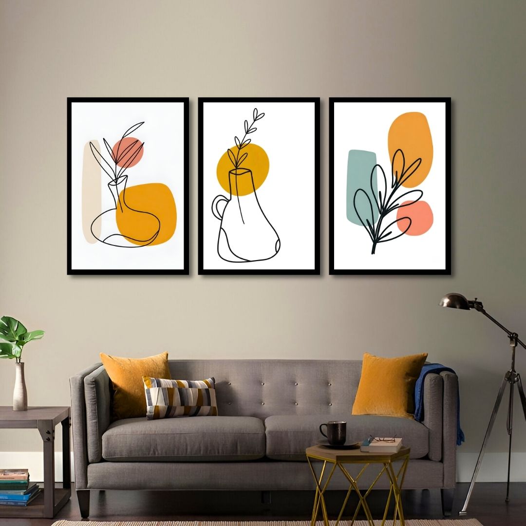 Abstract Bloom Trio