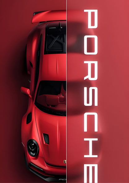 Crimson Velocity: Porsche GT3 RS