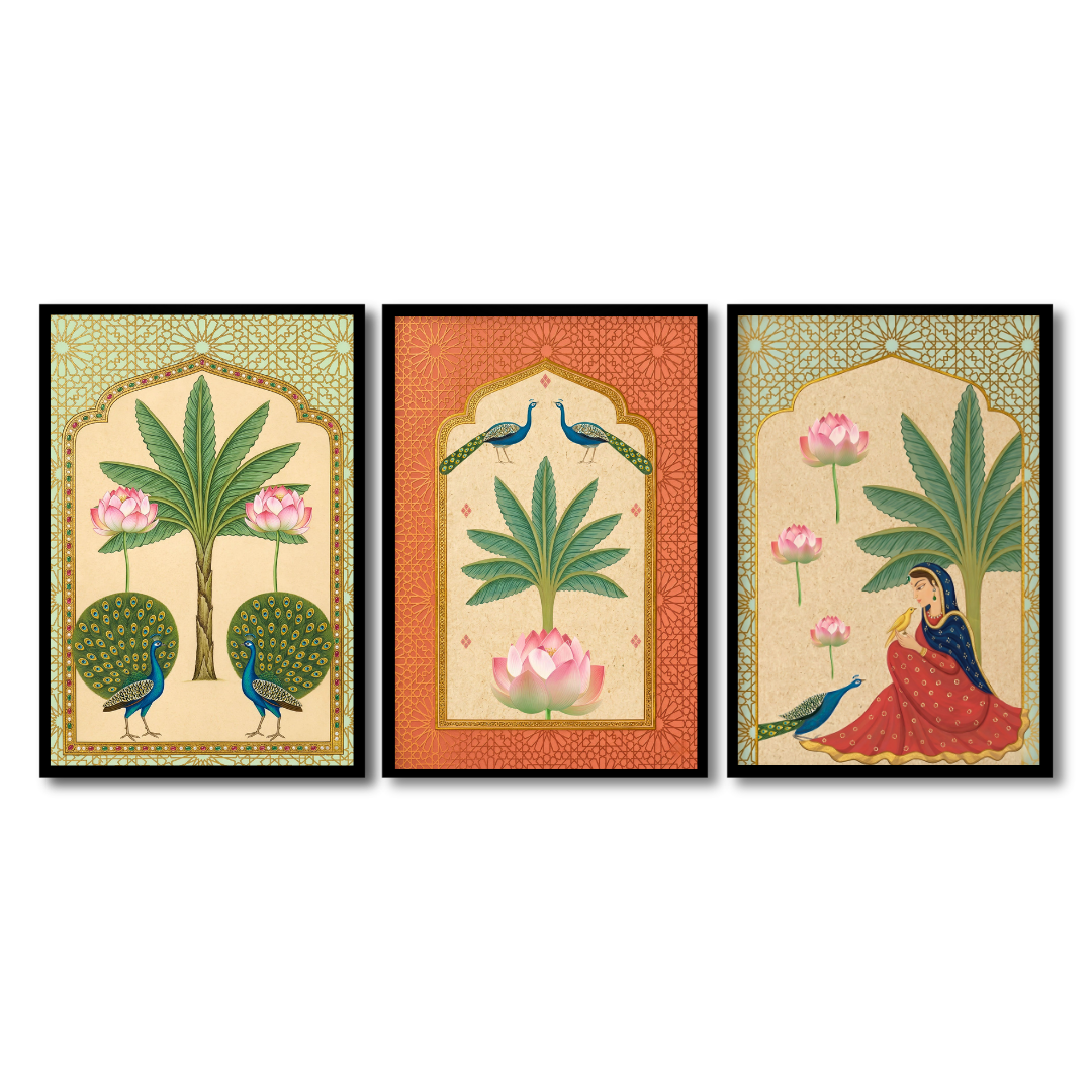 Ancient Garden Scene