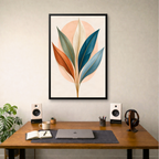 Pastel Botanical Leaves