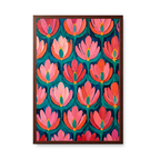 Geometric Petal Bloom