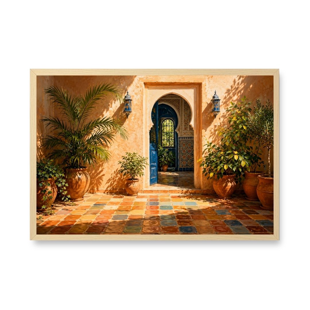 Moroccan Courtyard Gate