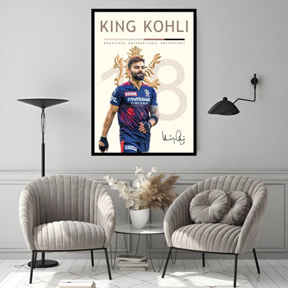 King Kohli - RCB Warrior