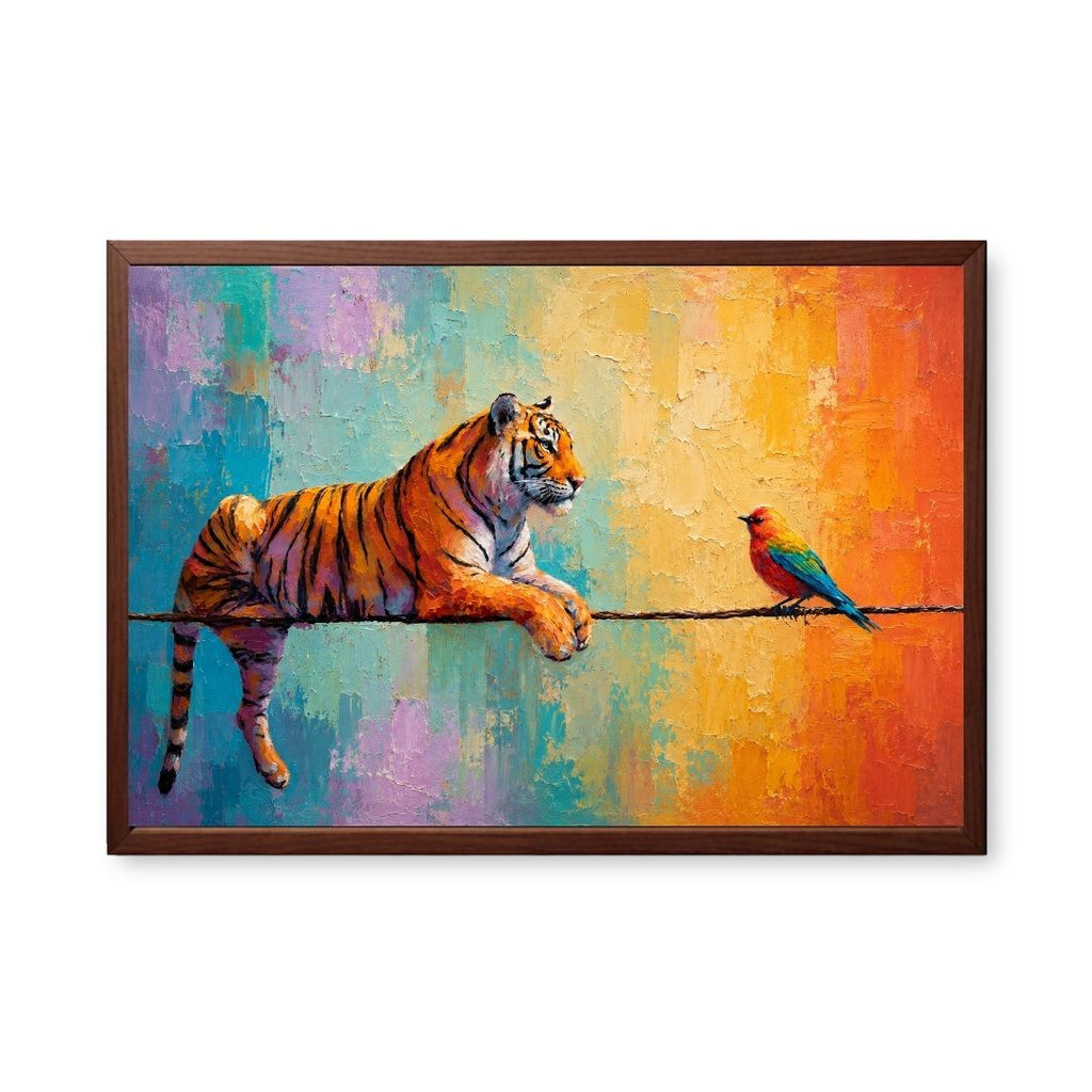 Vibrant Tiger Resting