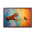 Vibrant Tiger Resting