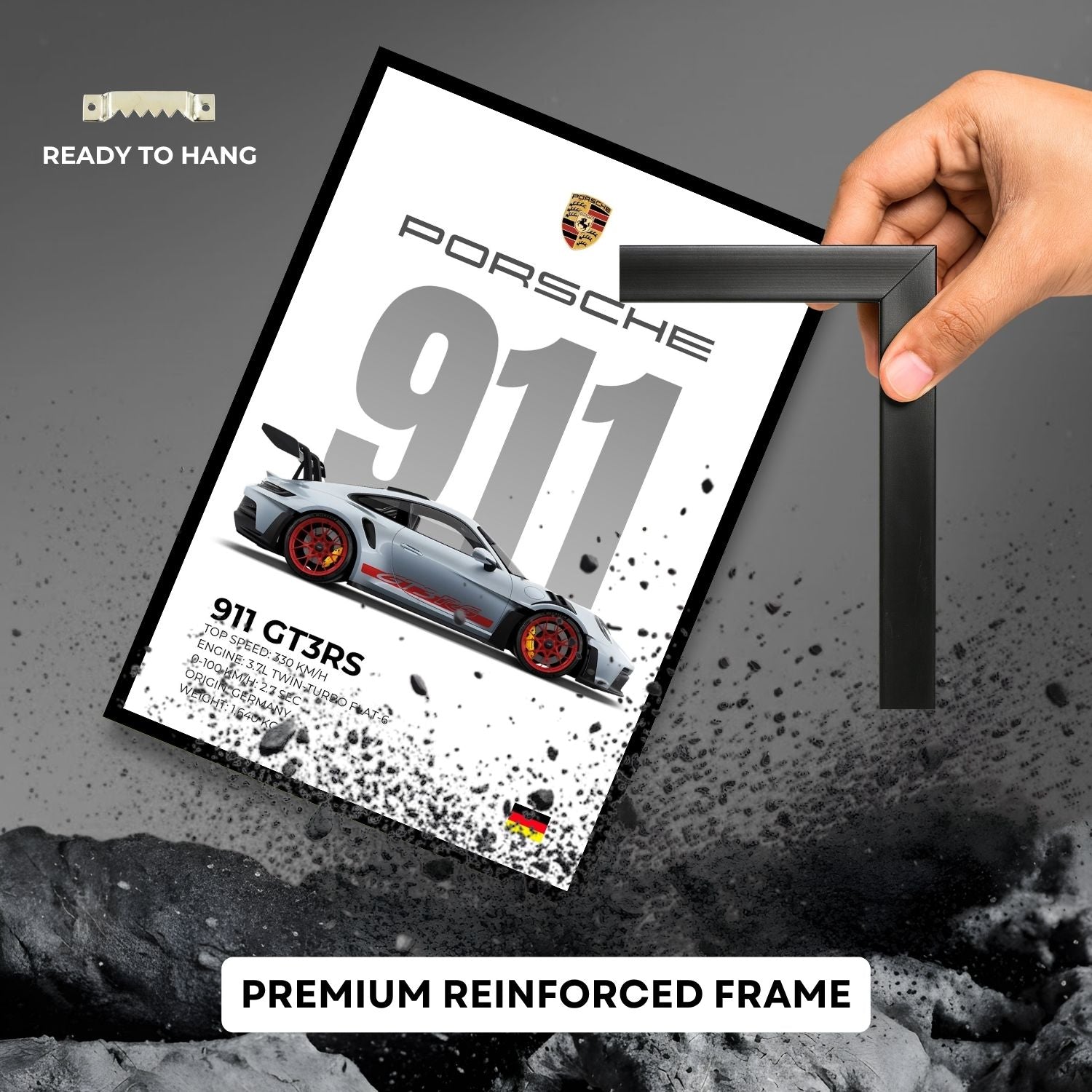 ポルシェ 911 GT3 RS ハードカバーカタログ Prestige Edition 911 GT3RS – Candid Apricot