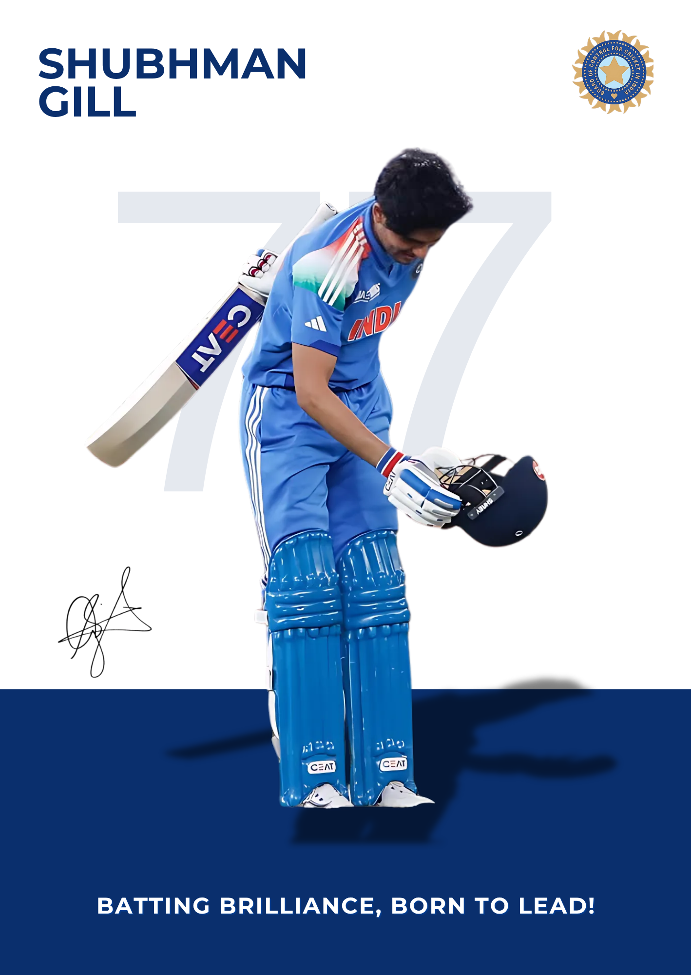Shubman Gill – Batting Brilliance, Born to Lead