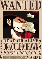 Wanted Legacy Dracule Mihawk: One Piece
