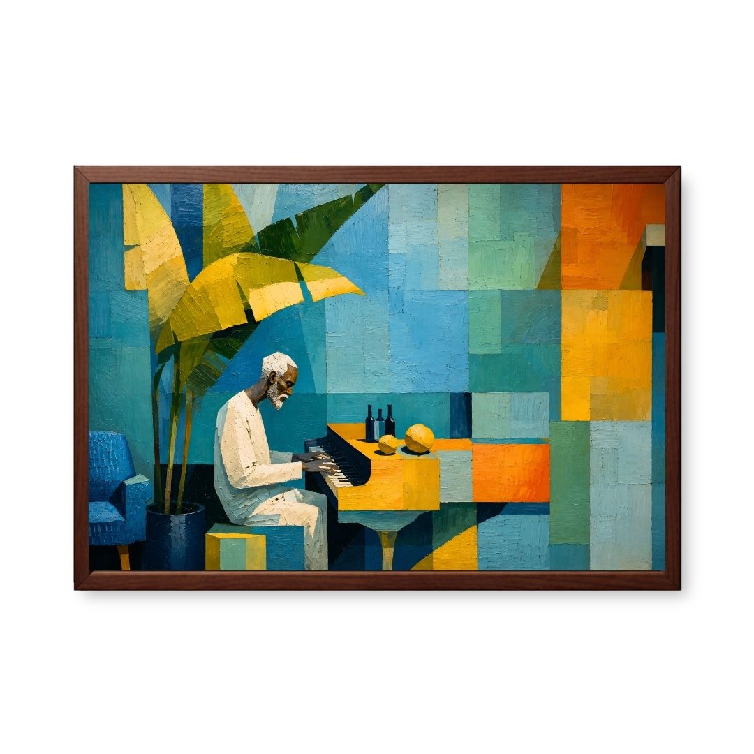 Cubist Interior Scene