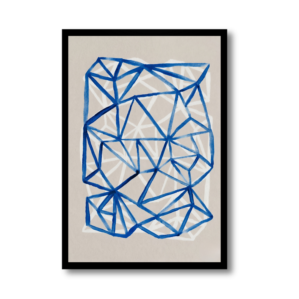 Abstract Blue Web