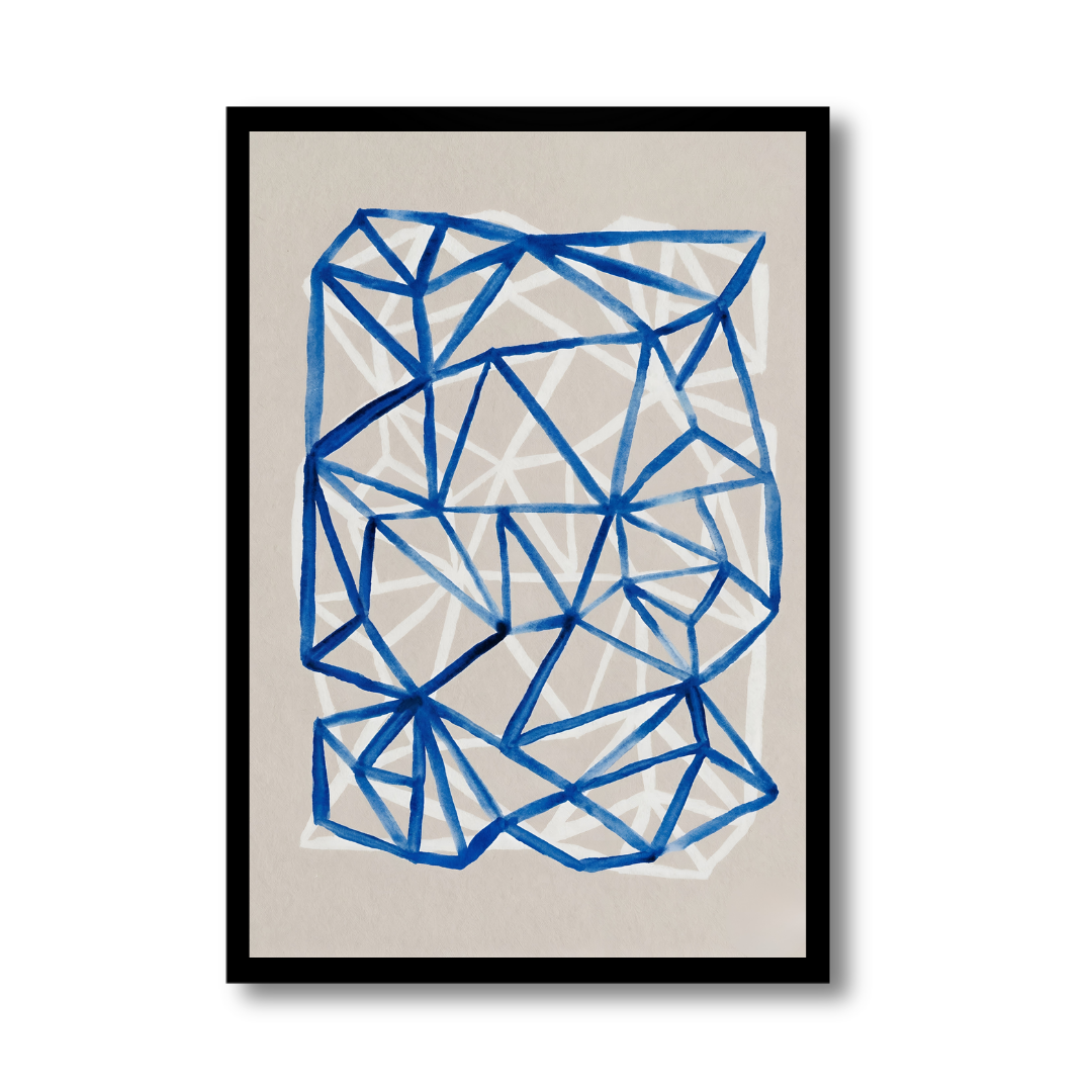 Abstract Blue Web