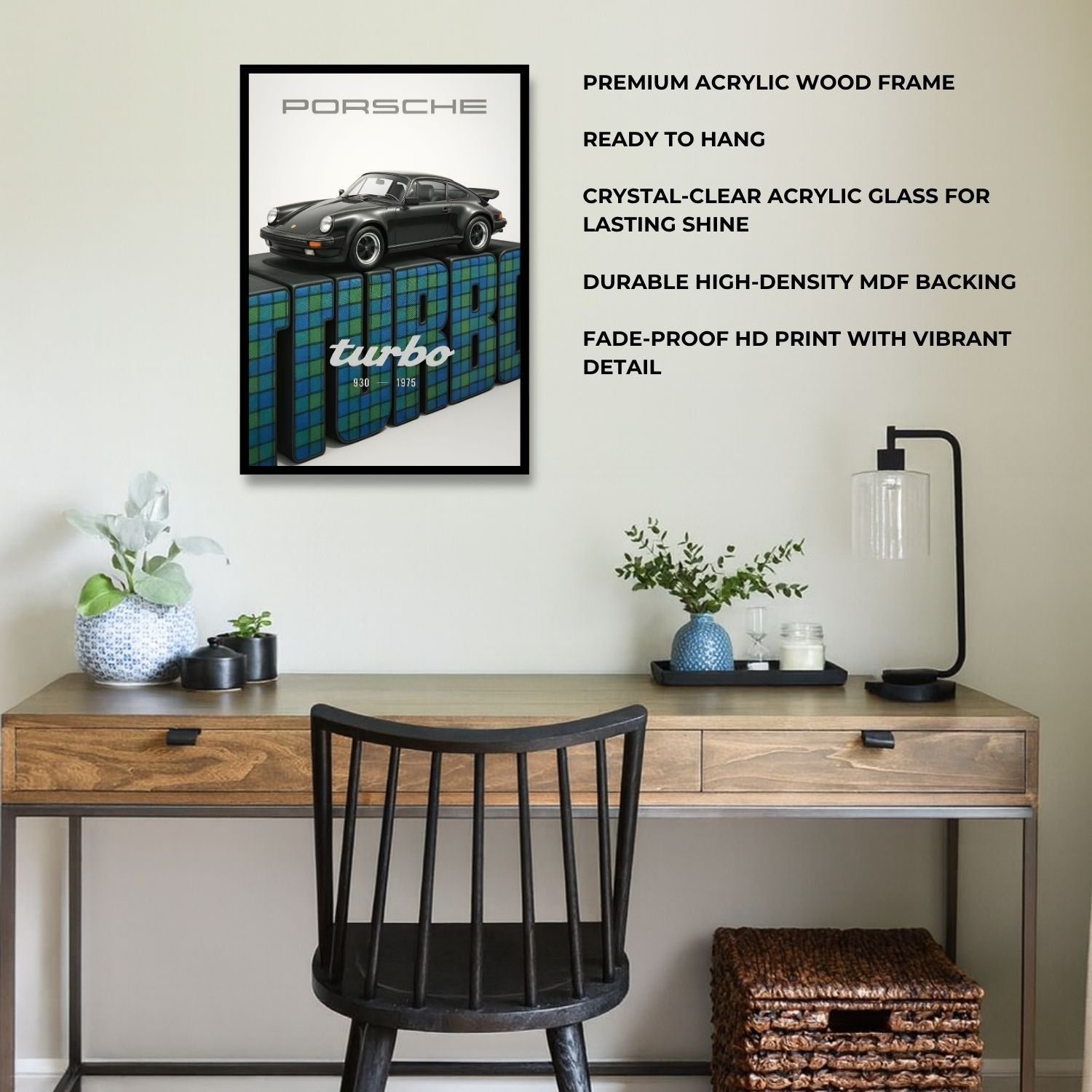 Porsche 930 Turbo – Retro Grid Edition