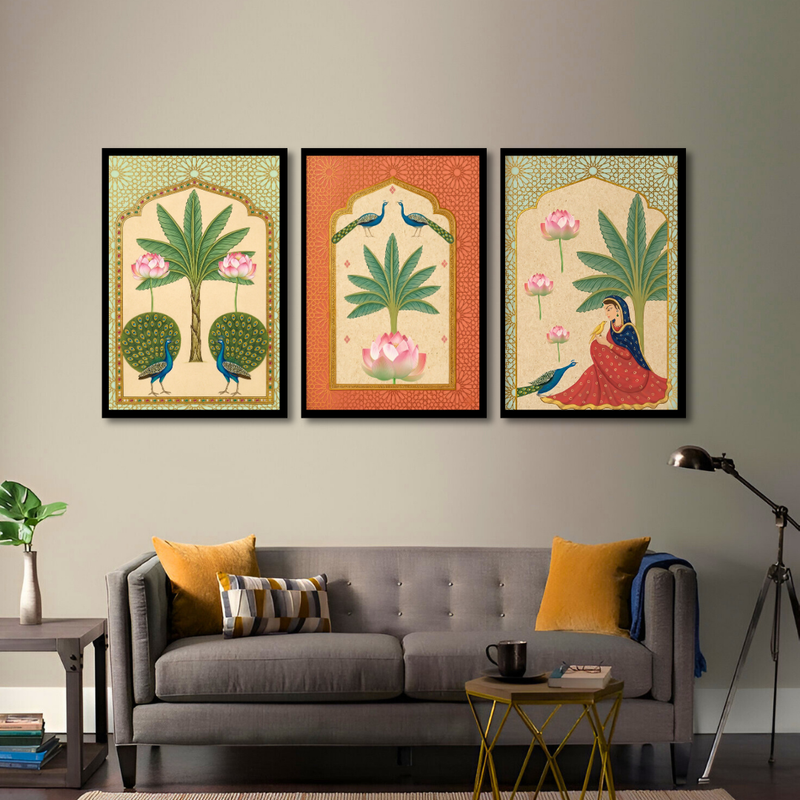 Ancient Garden Scene