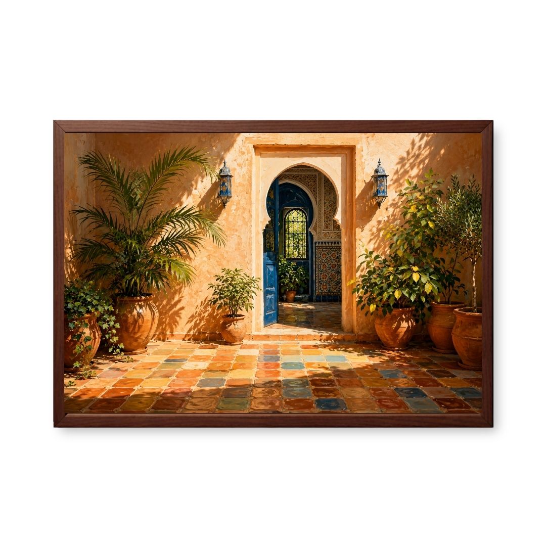 Moroccan Courtyard Gate