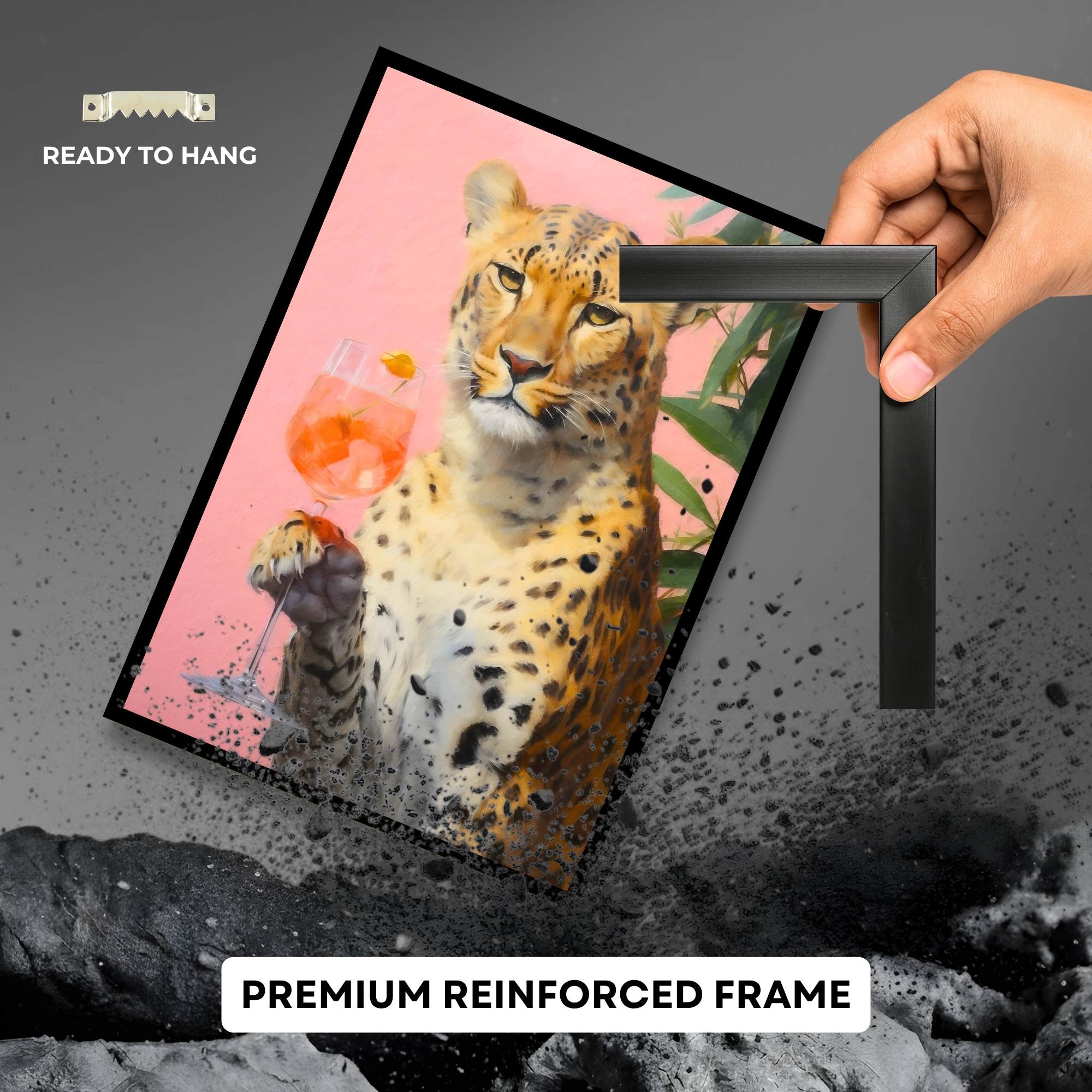 Whimsical Animal Pop | SET OF 3 FRAMES