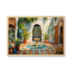 Radiant Moroccan Courtyard