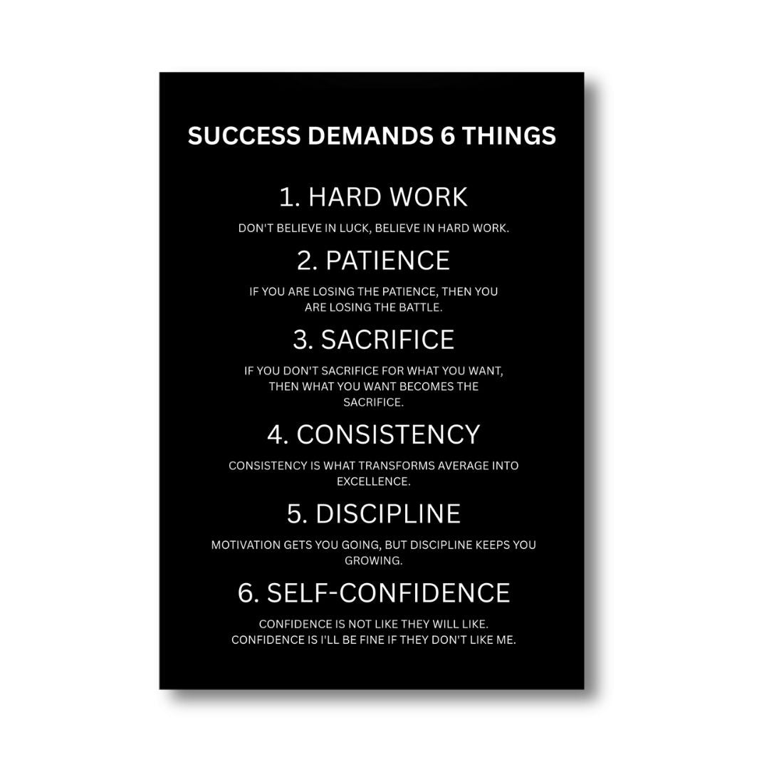 6 Things - The Mindset Blueprint