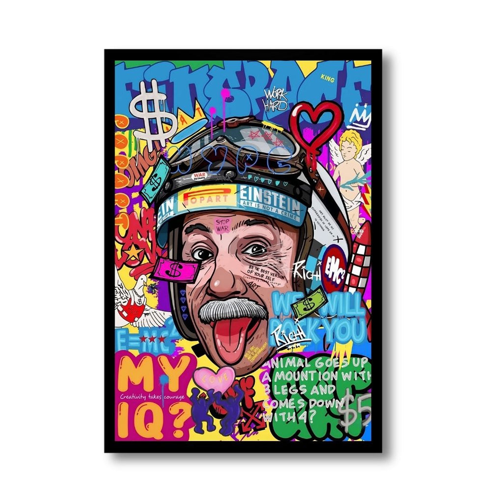 Einstein Graffiti Art