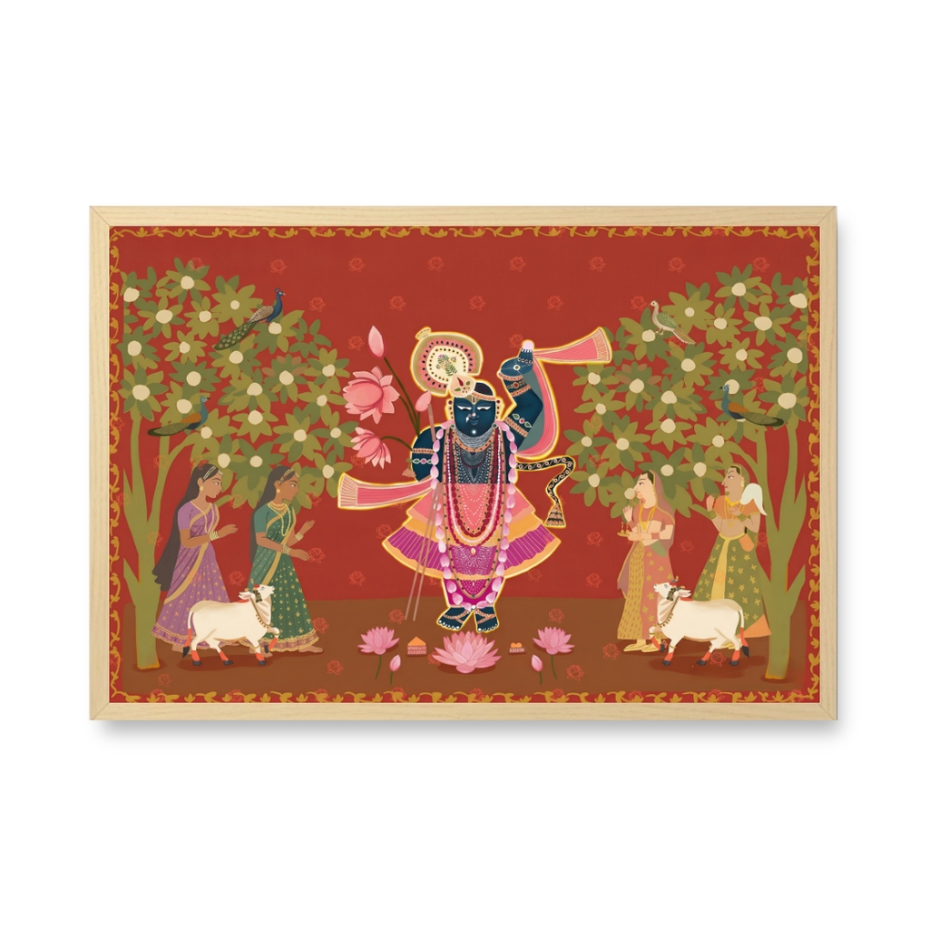 Divine Crimson Shrinathji