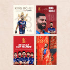 RCB Poster Set | Set of 4 | With Adhesive |