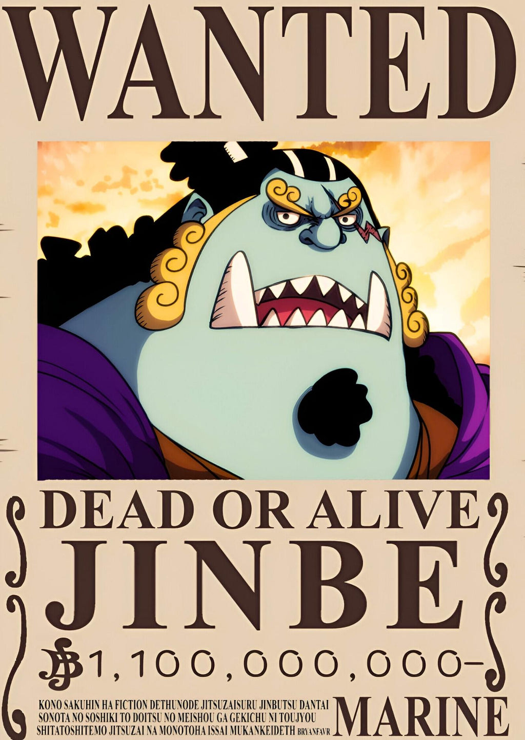 Wanted Legacy Jinbe: One Piece