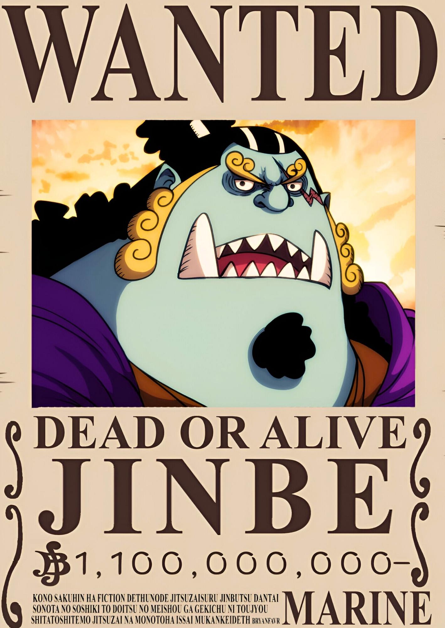 Wanted Legacy Jinbe: One Piece
